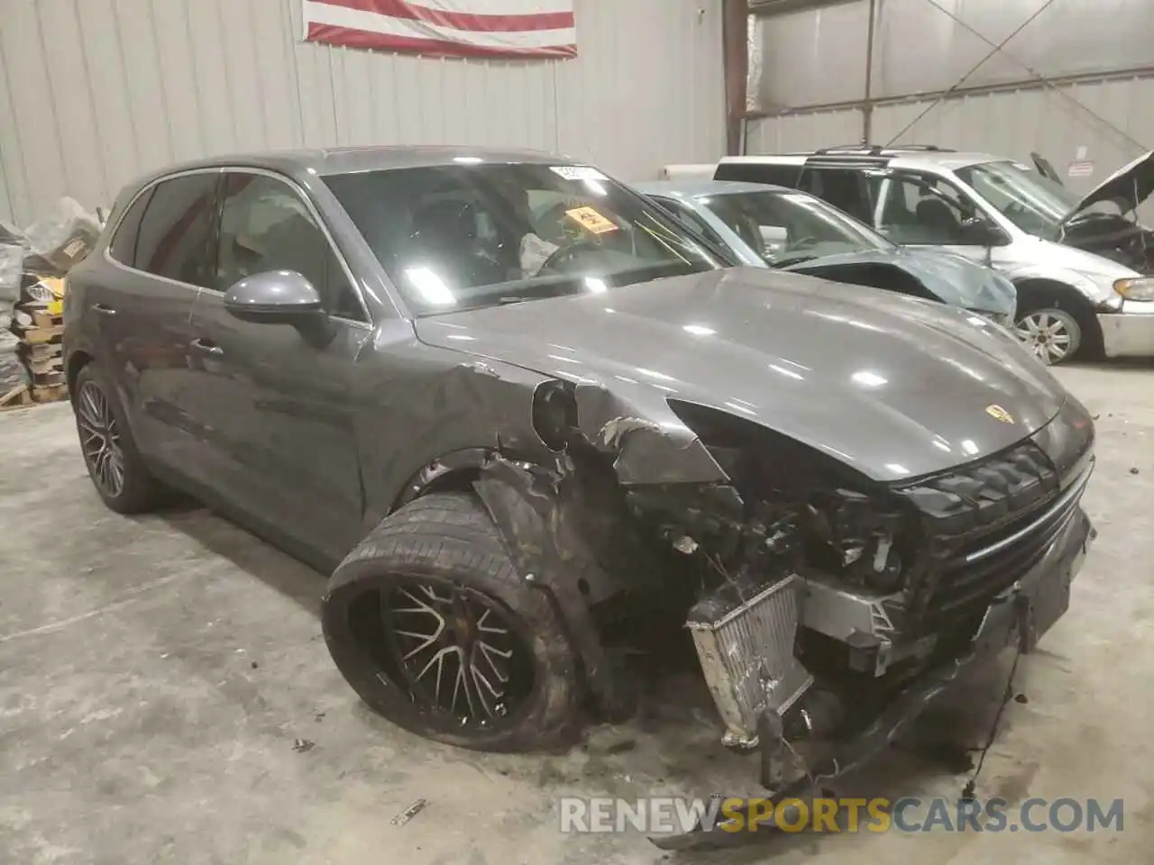 1 Photograph of a damaged car WP1AA2AY9KDA17732 PORSCHE CAYENNE 2019