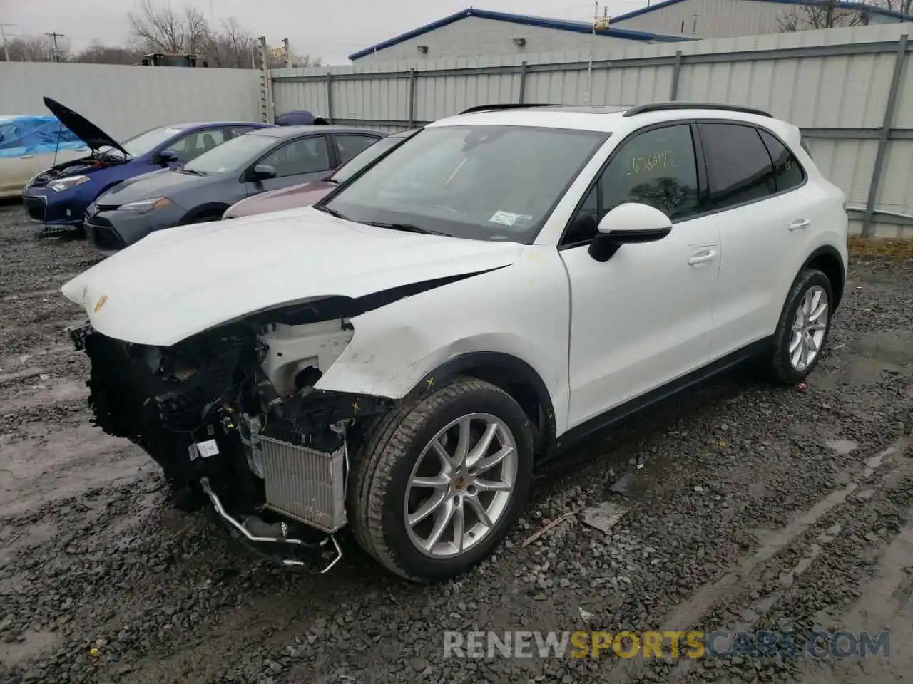 2 Photograph of a damaged car WP1AA2AYXKDA00597 PORSCHE CAYENNE 2019