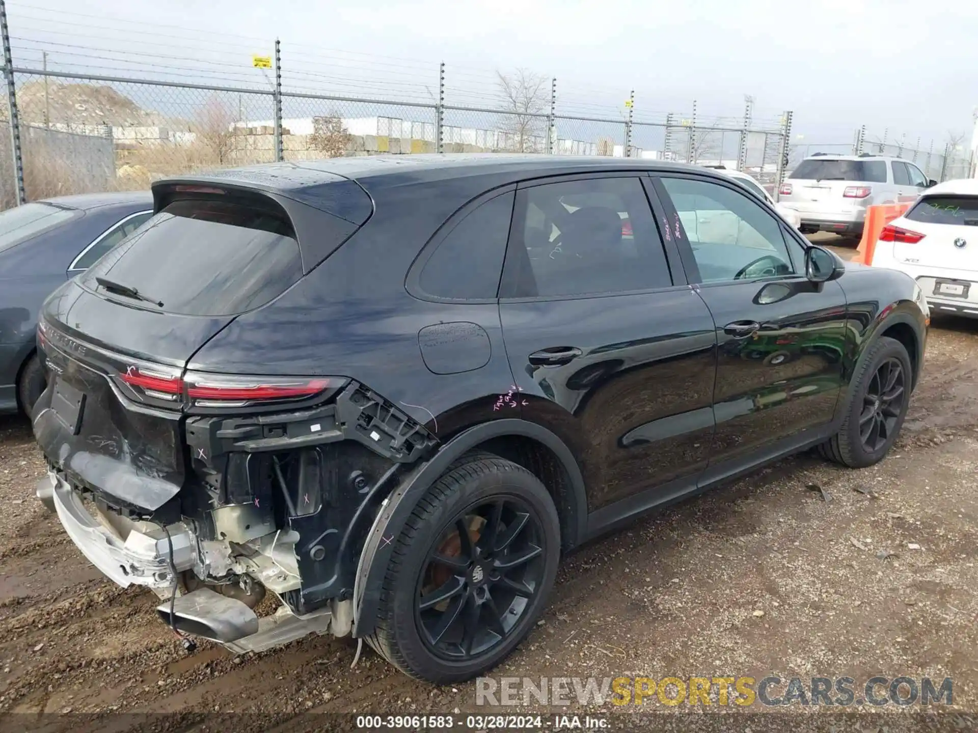 4 Фотография поврежденного автомобиля WP1AA2AYXKDA01023 PORSCHE CAYENNE 2019