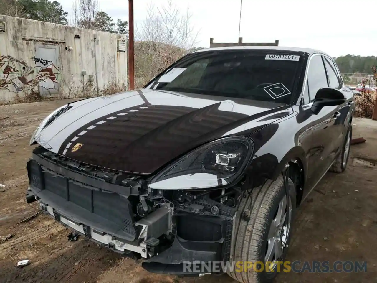 2 Photograph of a damaged car WP1AA2AYXKDA01474 PORSCHE CAYENNE 2019