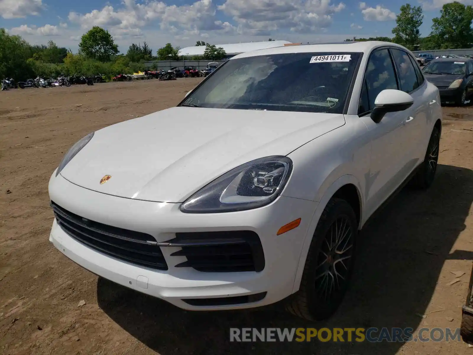 2 Фотография поврежденного автомобиля WP1AA2AYXKDA02950 PORSCHE CAYENNE 2019