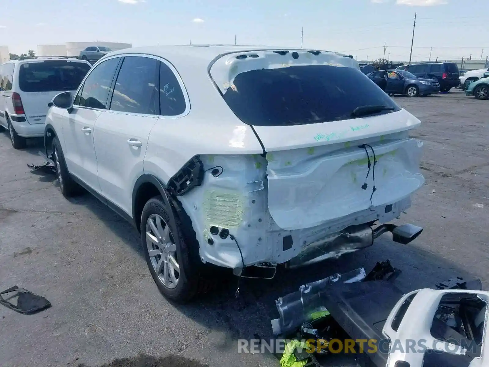 3 Photograph of a damaged car WP1AA2AYXKDA07730 PORSCHE CAYENNE 2019