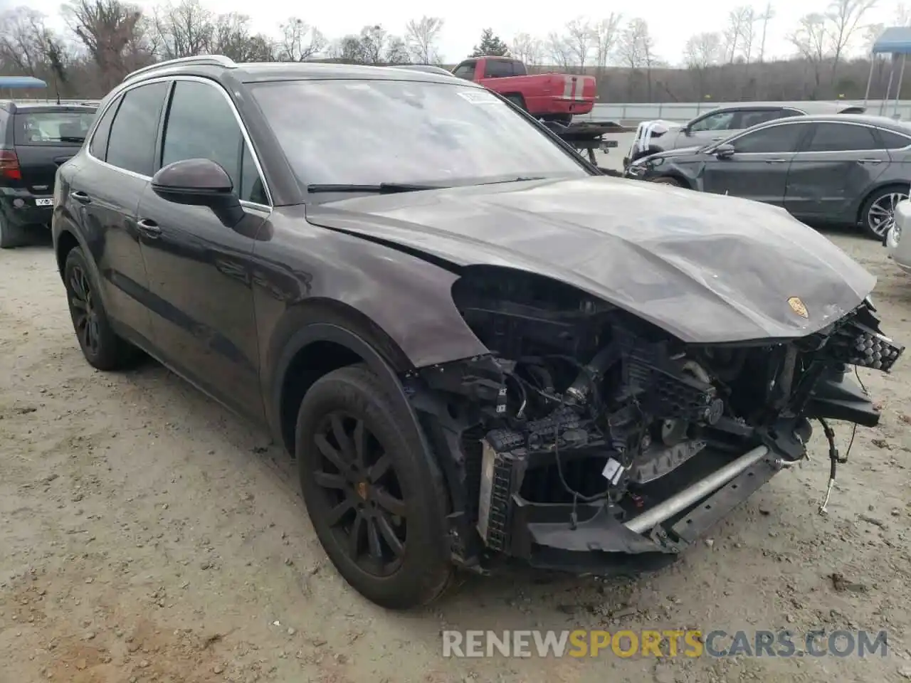 1 Photograph of a damaged car WP1AA2AYXKDA08344 PORSCHE CAYENNE 2019