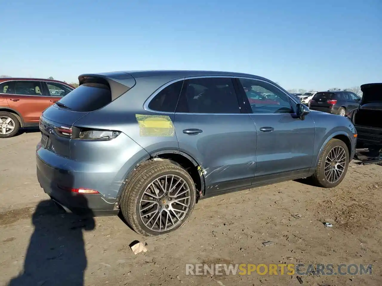 3 Фотография поврежденного автомобиля WP1AA2AYXKDA08408 PORSCHE CAYENNE 2019