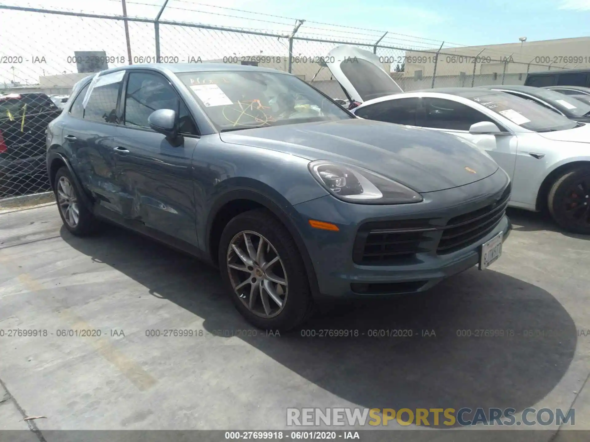 1 Photograph of a damaged car WP1AA2AYXKDA12992 PORSCHE CAYENNE 2019