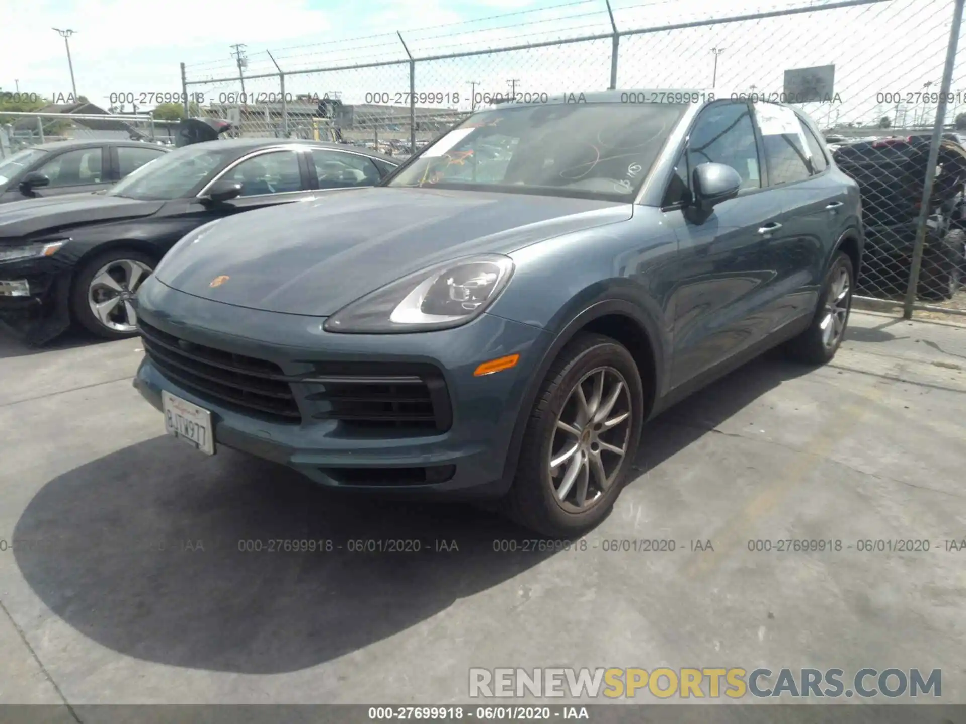 2 Photograph of a damaged car WP1AA2AYXKDA12992 PORSCHE CAYENNE 2019