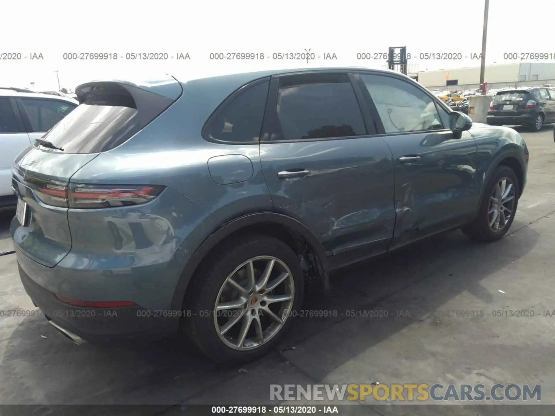 4 Фотография поврежденного автомобиля WP1AA2AYXKDA12992 PORSCHE CAYENNE 2019