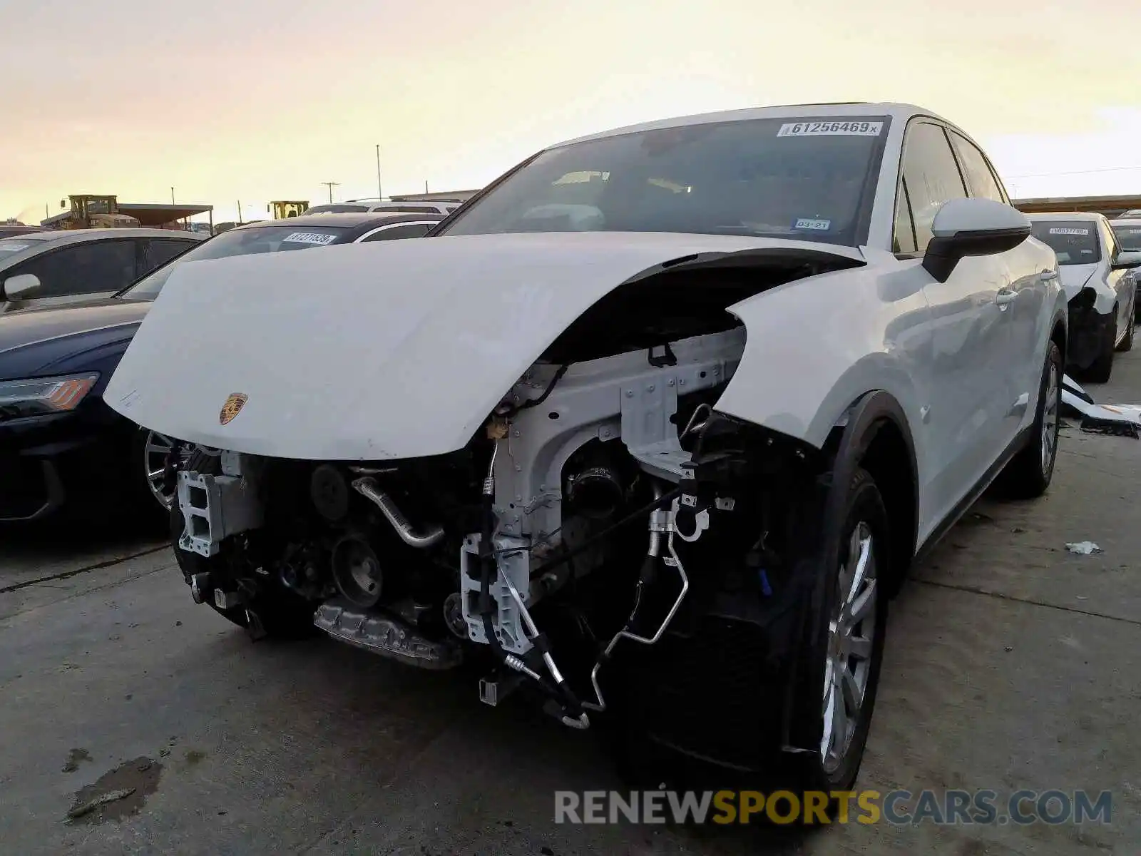 2 Photograph of a damaged car WP1AA2AYXKDA13382 PORSCHE CAYENNE 2019