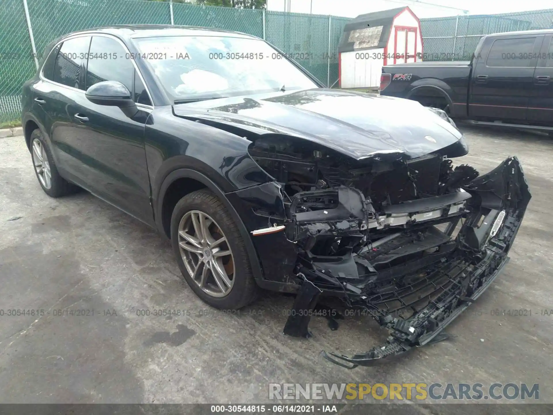 1 Photograph of a damaged car WP1AA2AYXKDA18145 PORSCHE CAYENNE 2019