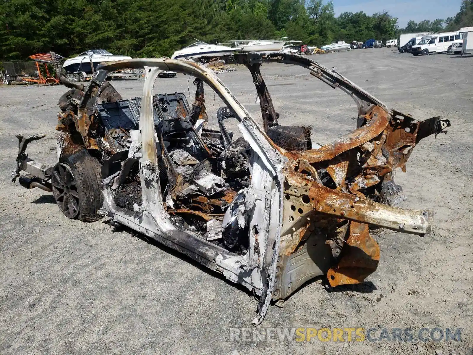 1 Photograph of a damaged car WP1AB2AY0KDA60871 PORSCHE CAYENNE 2019