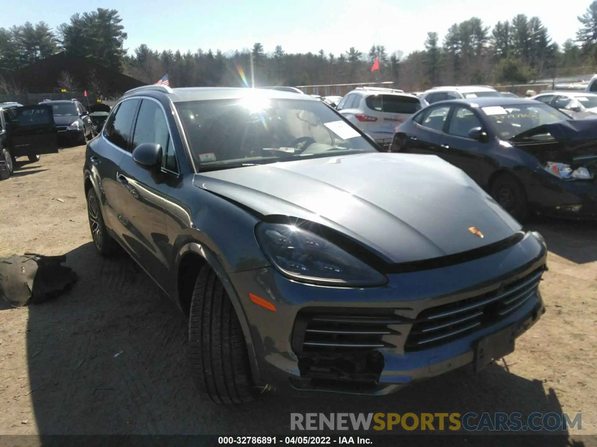 1 Photograph of a damaged car WP1AB2AY0KDA62202 PORSCHE CAYENNE 2019