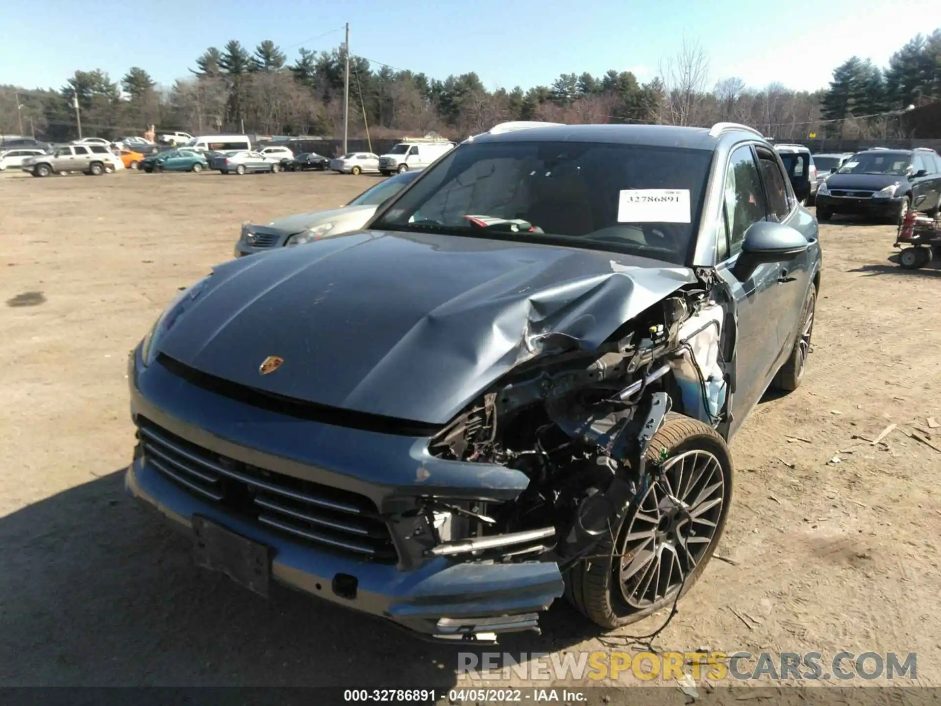 2 Photograph of a damaged car WP1AB2AY0KDA62202 PORSCHE CAYENNE 2019