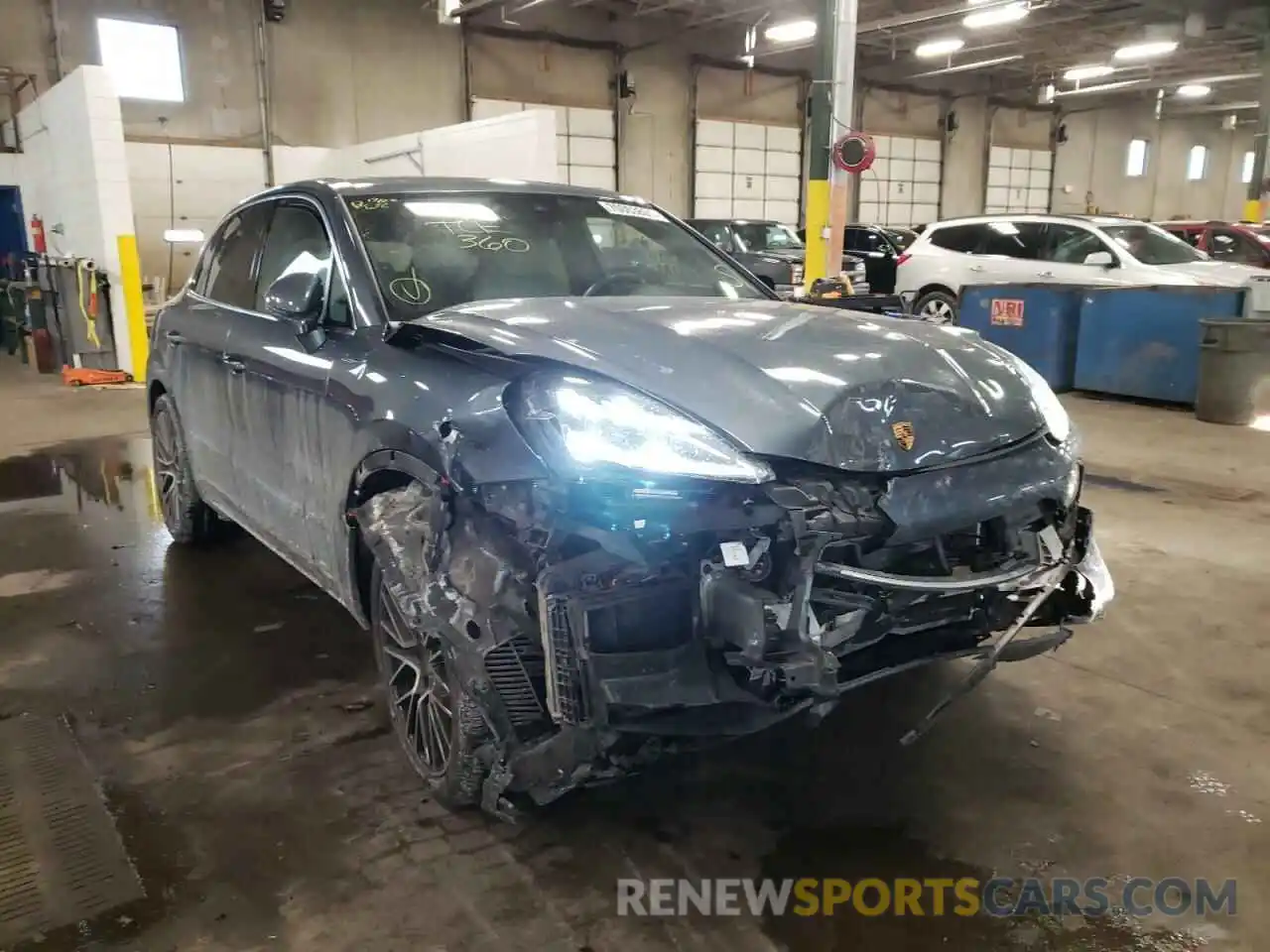 1 Photograph of a damaged car WP1AB2AY0KDA64421 PORSCHE CAYENNE 2019