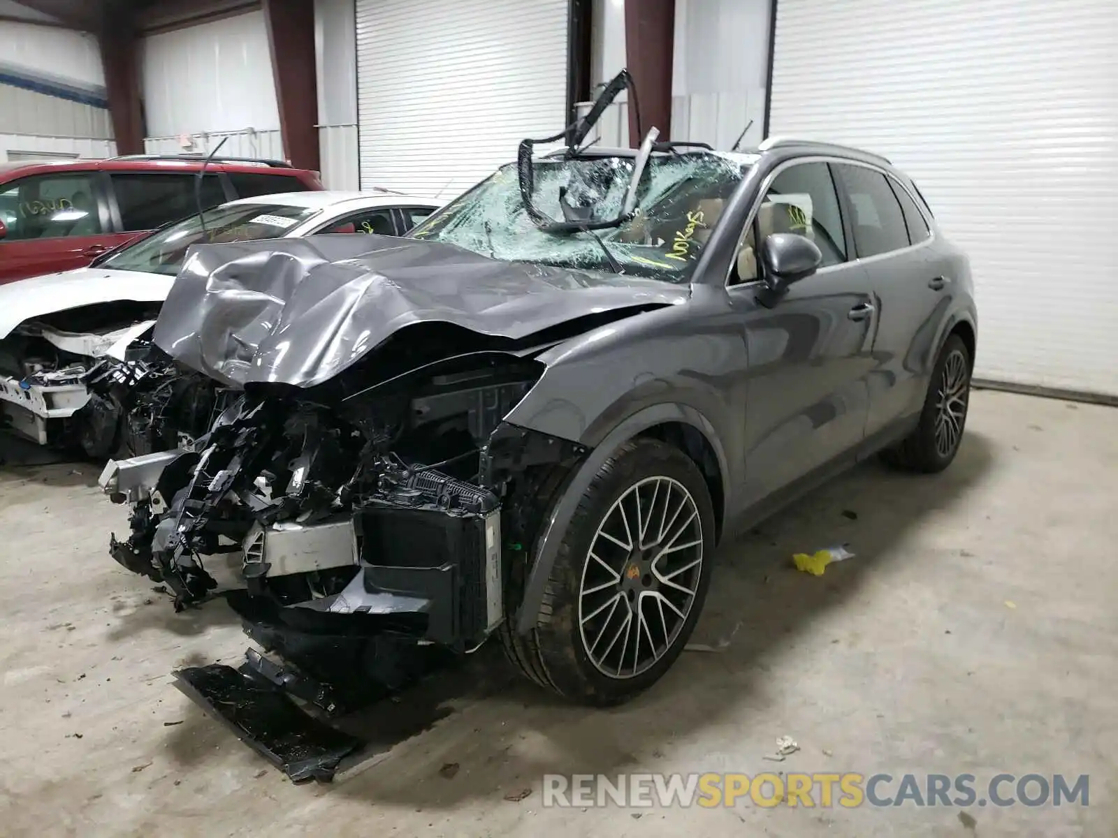 2 Photograph of a damaged car WP1AB2AY0KDA65102 PORSCHE CAYENNE 2019