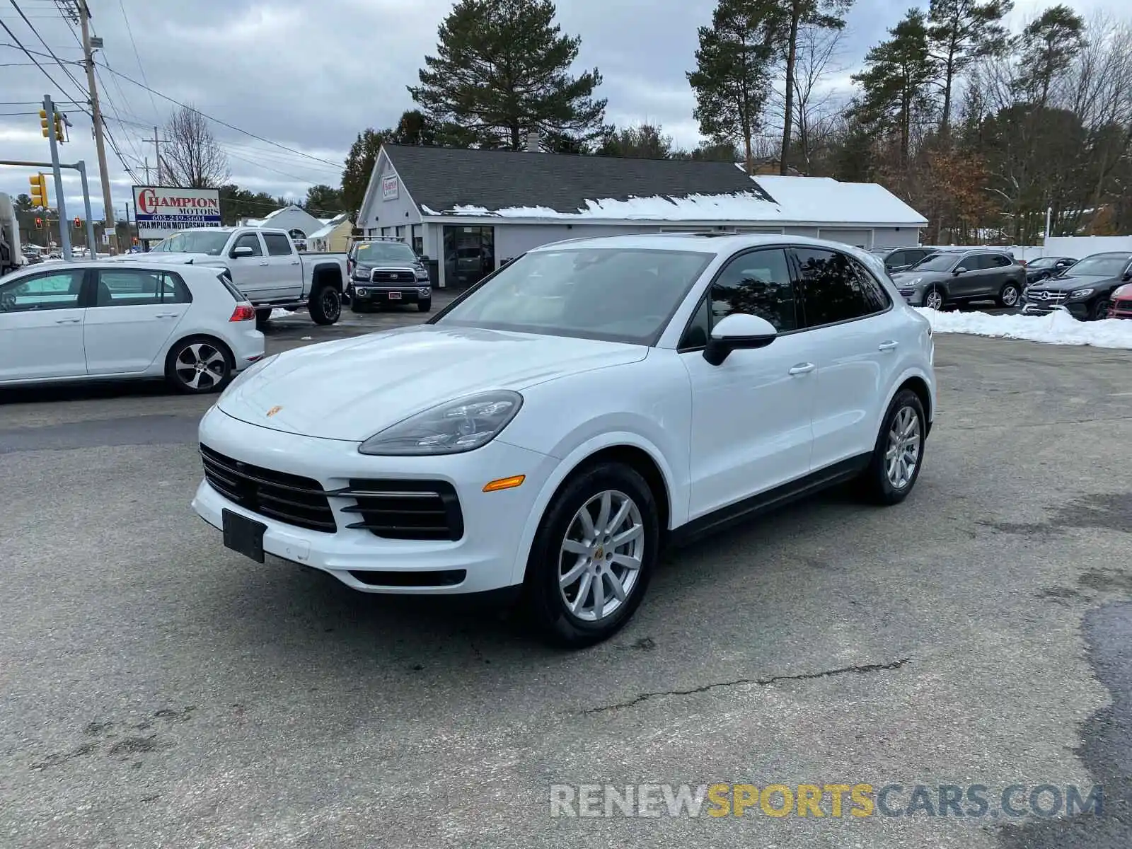 1 Photograph of a damaged car WP1AB2AY1KDA61429 PORSCHE CAYENNE 2019