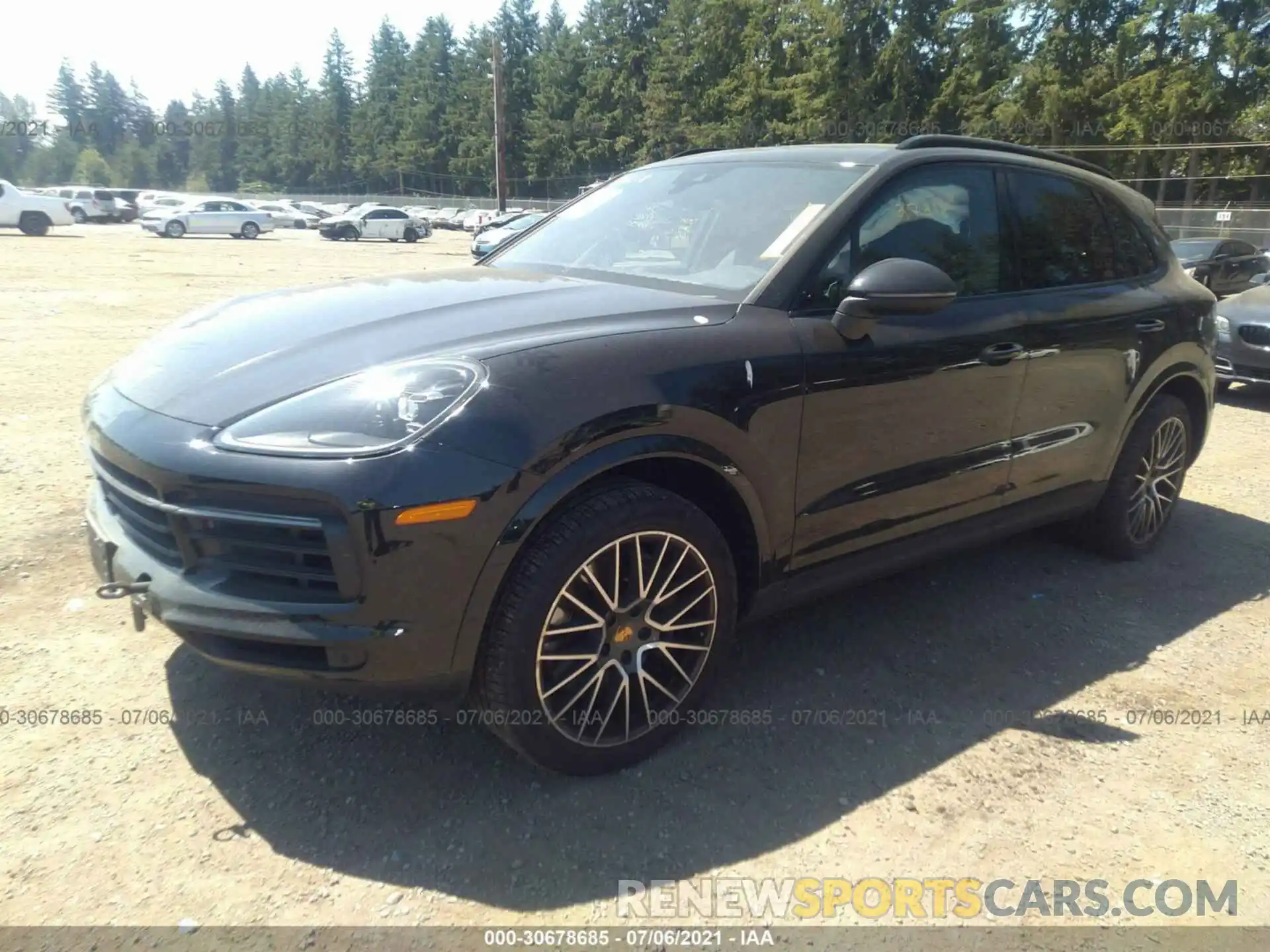 2 Photograph of a damaged car WP1AB2AY2KDA61164 PORSCHE CAYENNE 2019