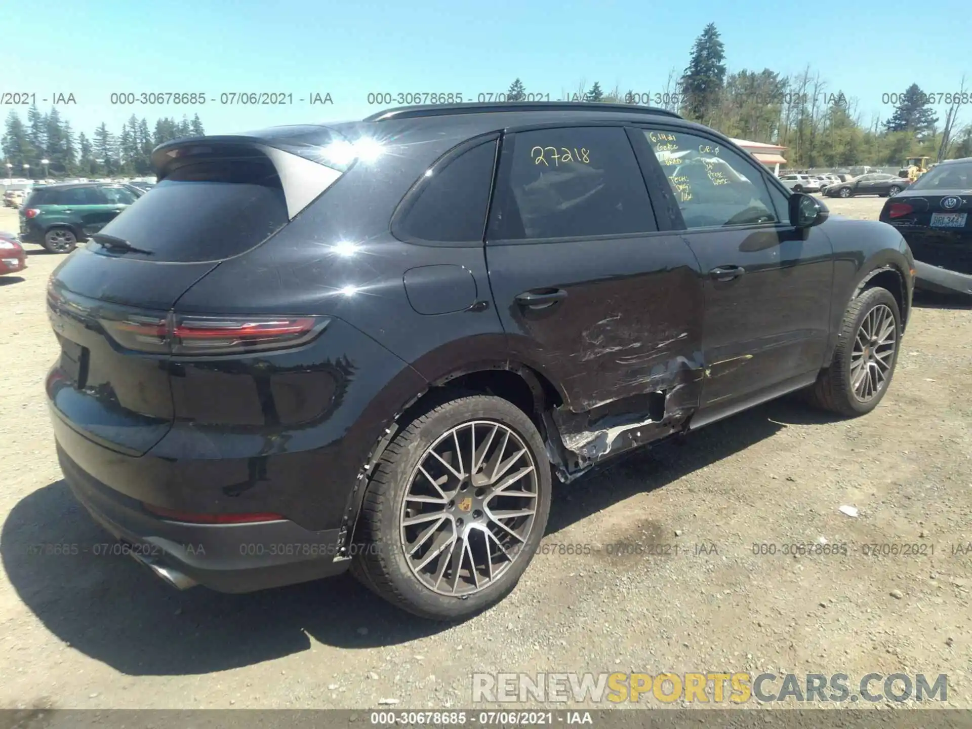 4 Фотография поврежденного автомобиля WP1AB2AY2KDA61164 PORSCHE CAYENNE 2019