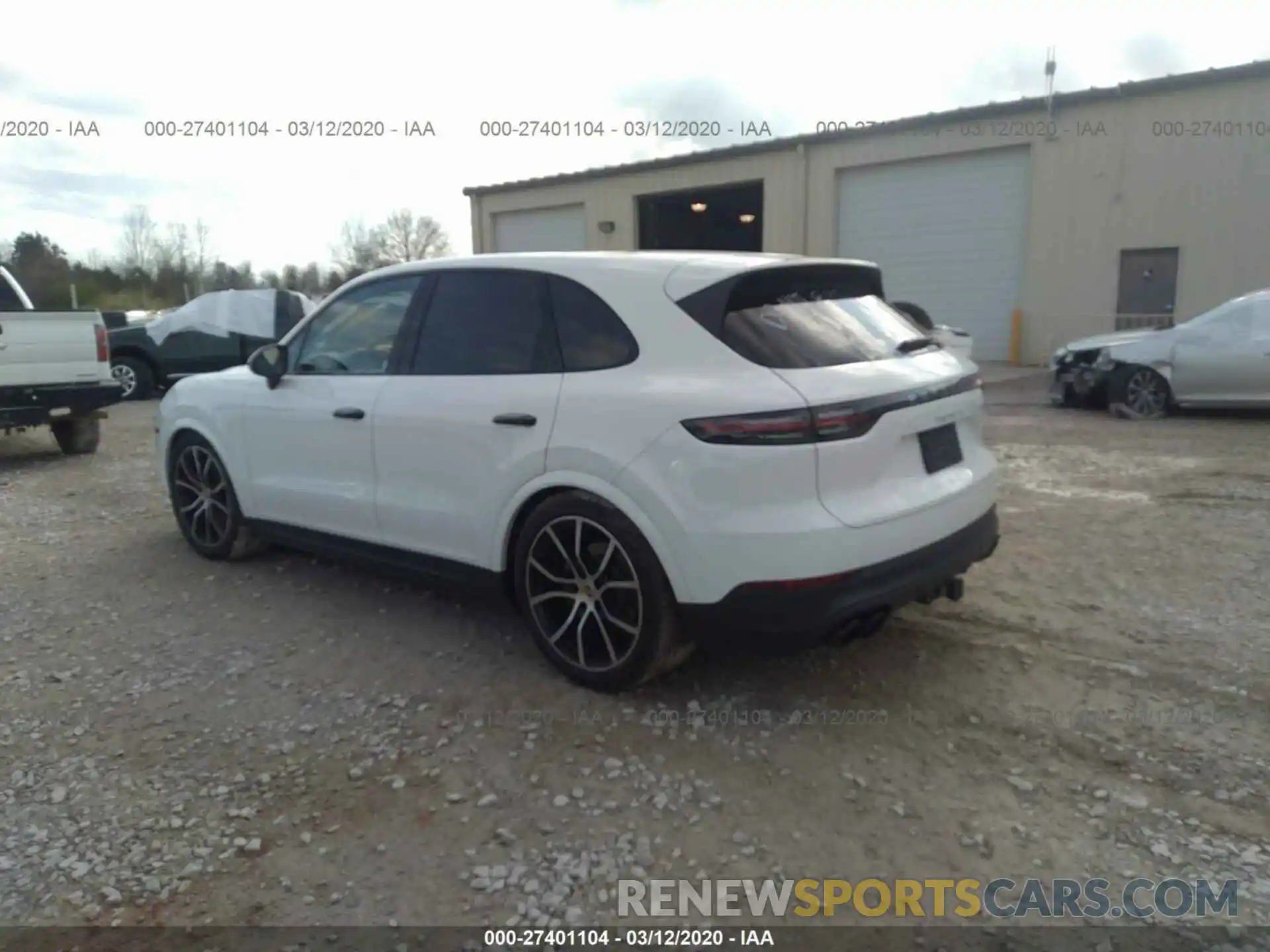 3 Photograph of a damaged car WP1AB2AY2KDA64212 PORSCHE CAYENNE 2019