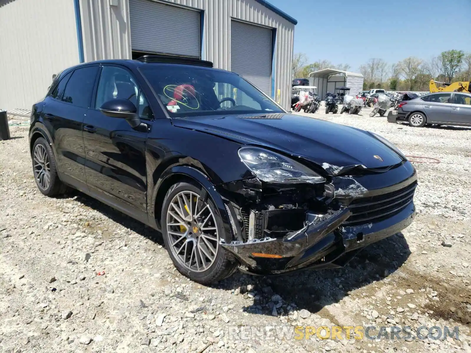 1 Photograph of a damaged car WP1AB2AY3KDA60881 PORSCHE CAYENNE 2019