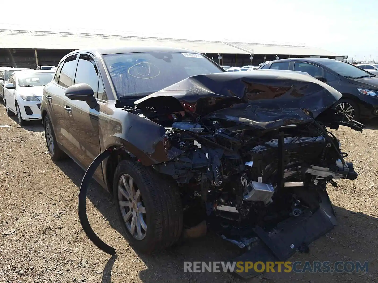 1 Photograph of a damaged car WP1AB2AY4KDA61702 PORSCHE CAYENNE 2019