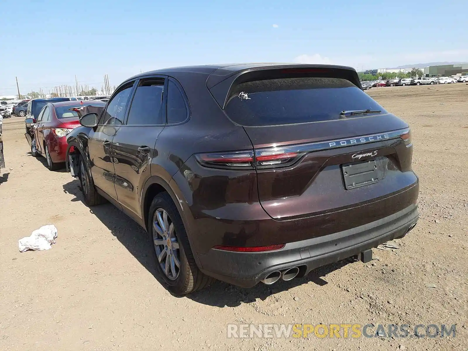 3 Photograph of a damaged car WP1AB2AY4KDA61702 PORSCHE CAYENNE 2019