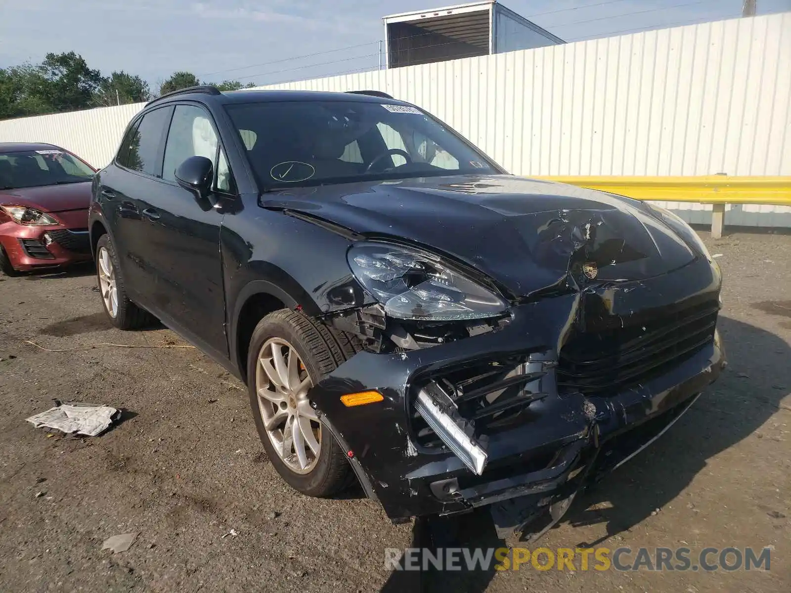 1 Photograph of a damaged car WP1AB2AY4KDA62610 PORSCHE CAYENNE 2019