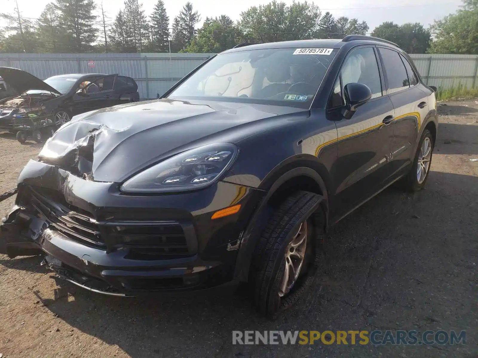 2 Photograph of a damaged car WP1AB2AY4KDA62610 PORSCHE CAYENNE 2019