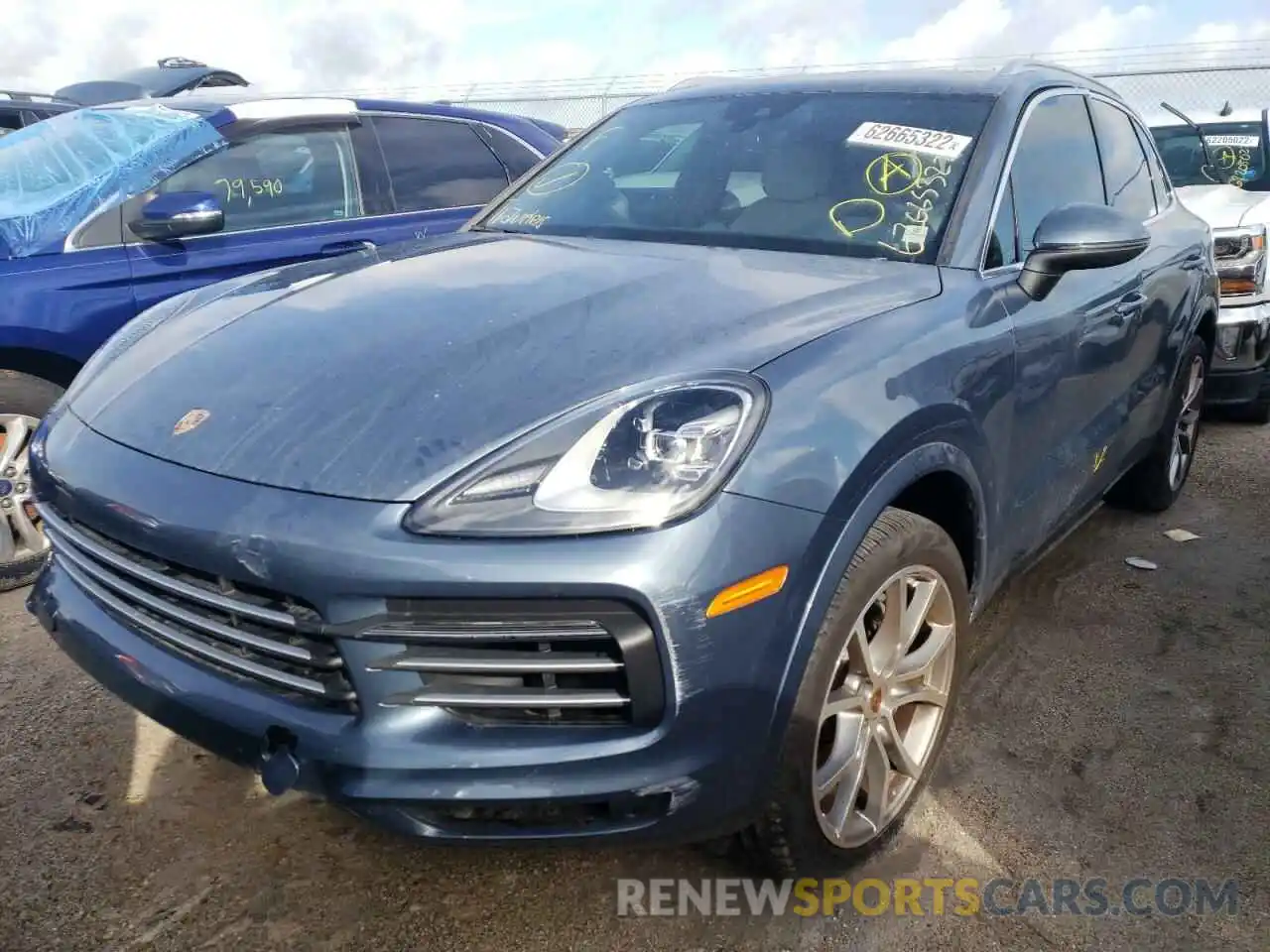 2 Photograph of a damaged car WP1AB2AY4KDA65636 PORSCHE CAYENNE 2019