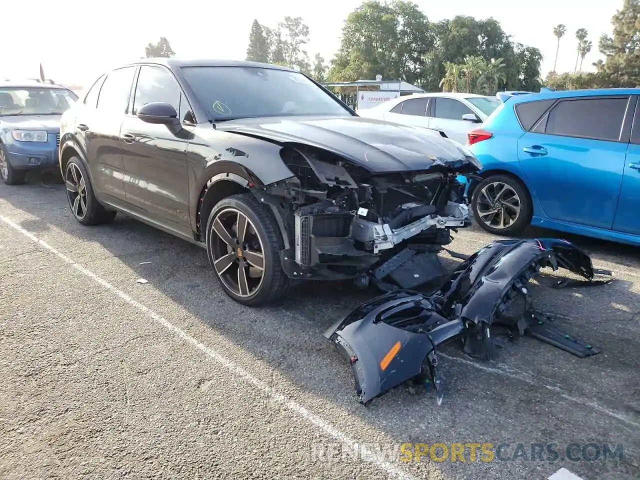 1 Photograph of a damaged car WP1AB2AY5KDA63894 PORSCHE CAYENNE 2019