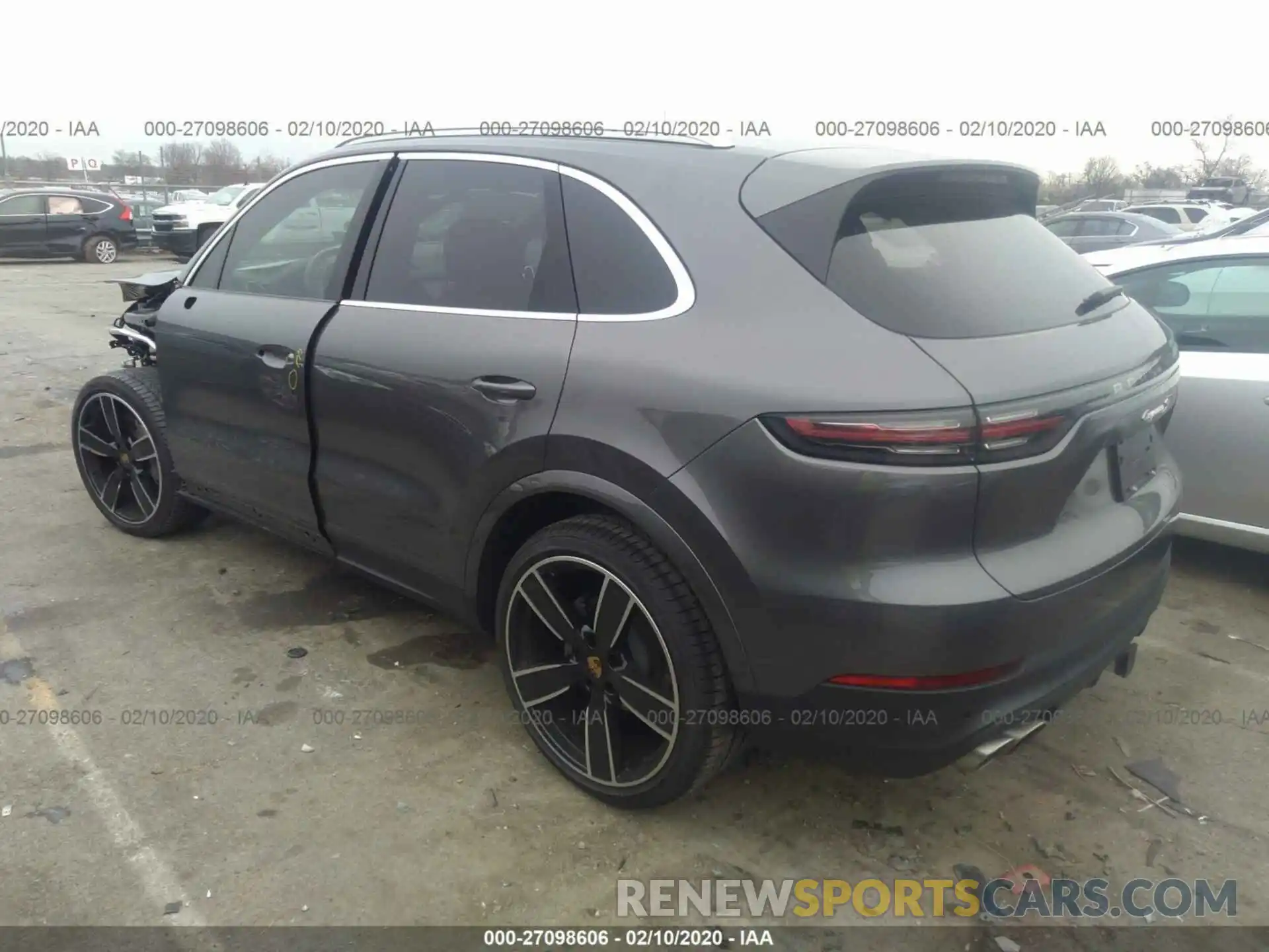 3 Фотография поврежденного автомобиля WP1AB2AY5KDA64415 PORSCHE CAYENNE 2019