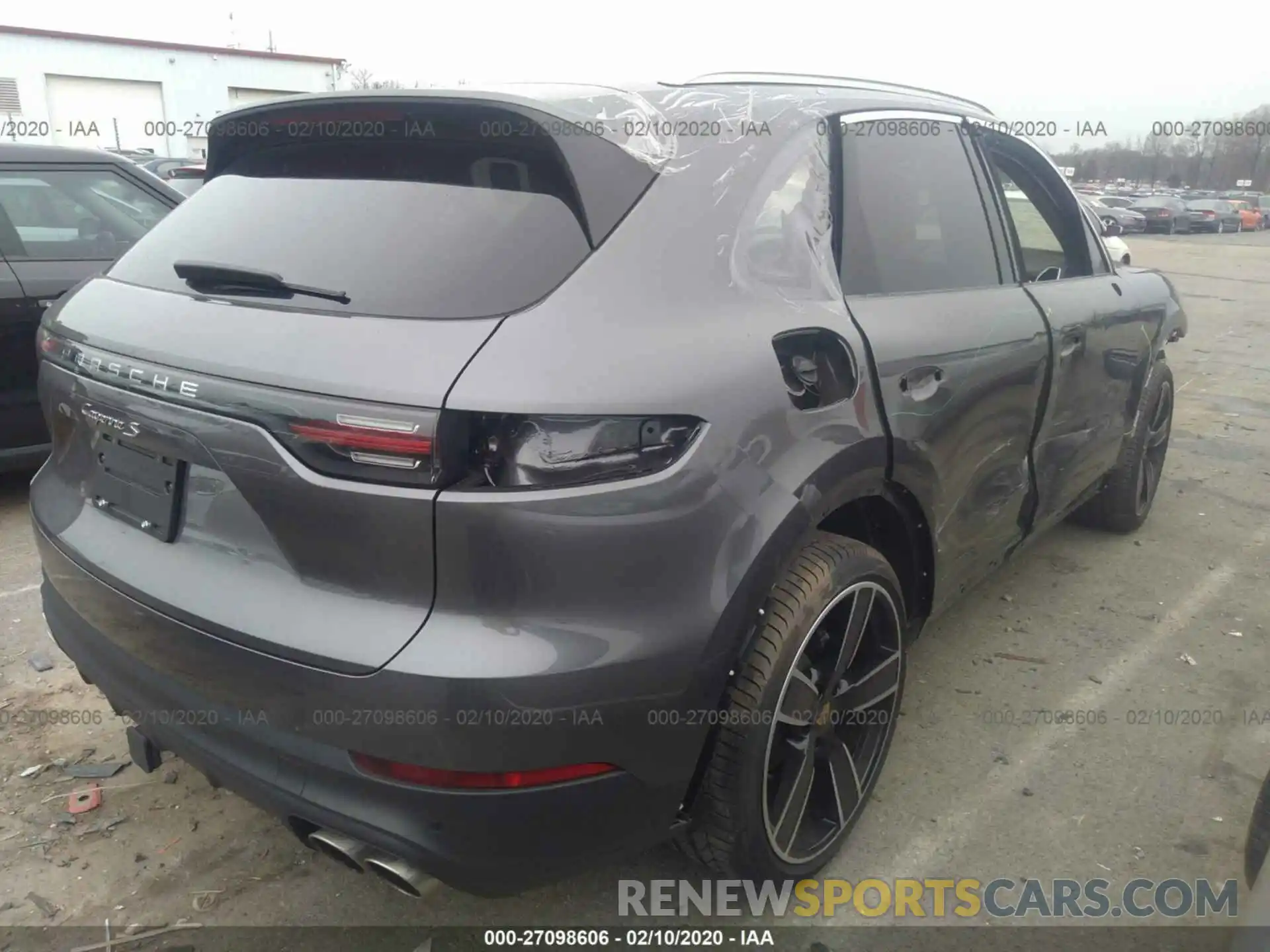 4 Фотография поврежденного автомобиля WP1AB2AY5KDA64415 PORSCHE CAYENNE 2019