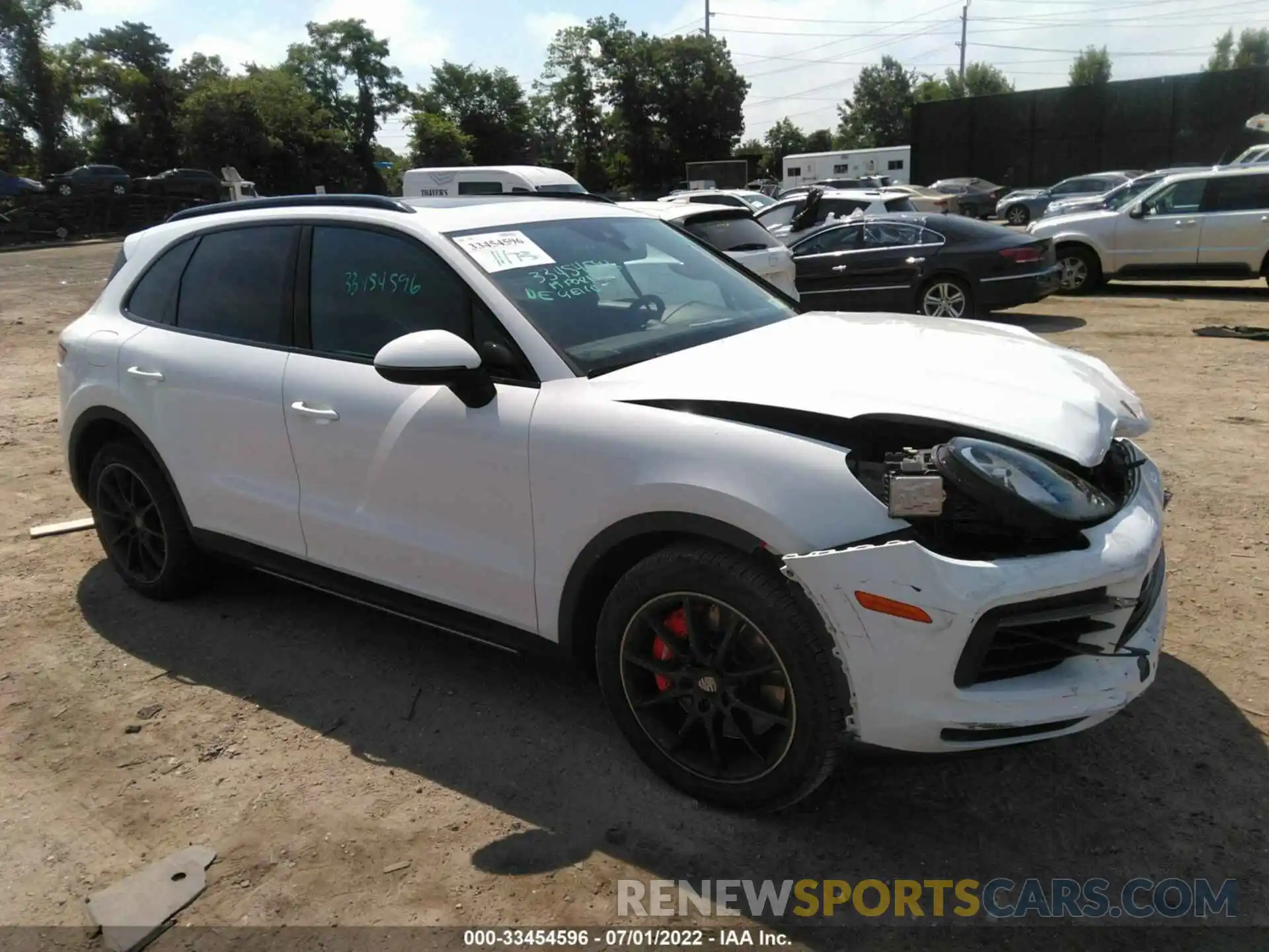 1 Photograph of a damaged car WP1AB2AY5KDA65466 PORSCHE CAYENNE 2019