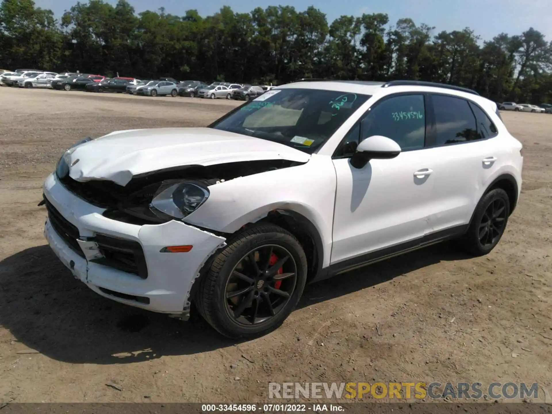 2 Photograph of a damaged car WP1AB2AY5KDA65466 PORSCHE CAYENNE 2019