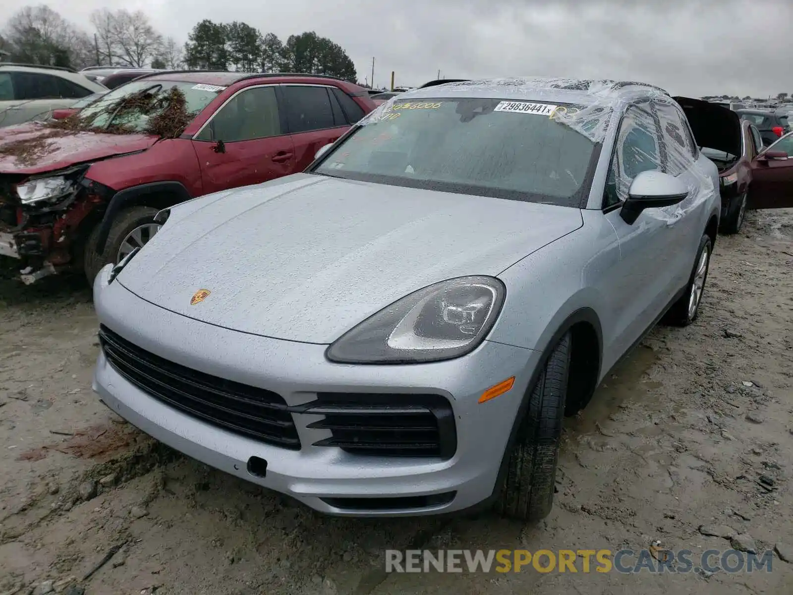 2 Photograph of a damaged car WP1AB2AY6KDA64472 PORSCHE CAYENNE 2019