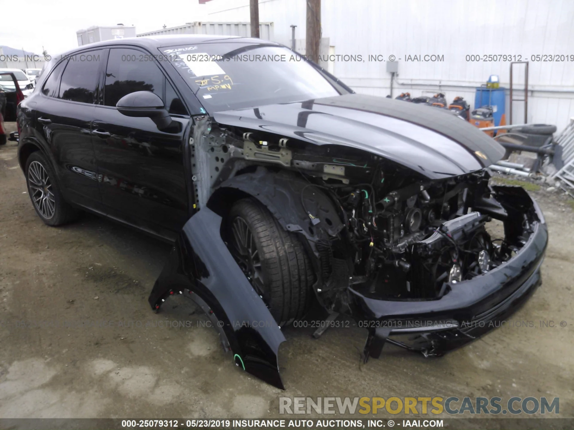 1 Photograph of a damaged car WP1AB2AY7KDA62407 PORSCHE CAYENNE 2019