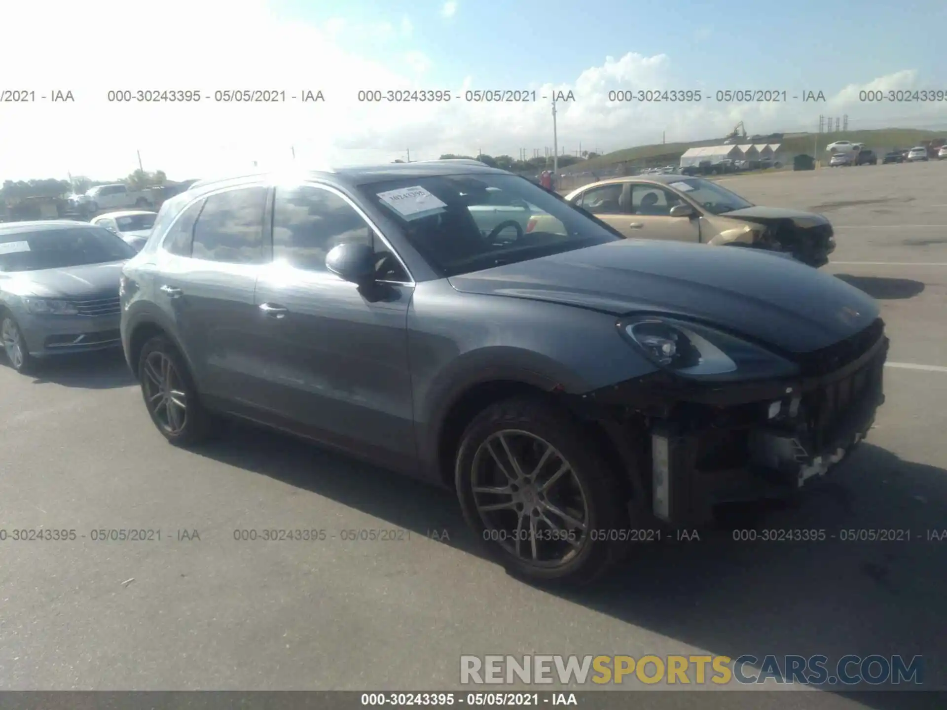 1 Photograph of a damaged car WP1AB2AY8KDA60763 PORSCHE CAYENNE 2019