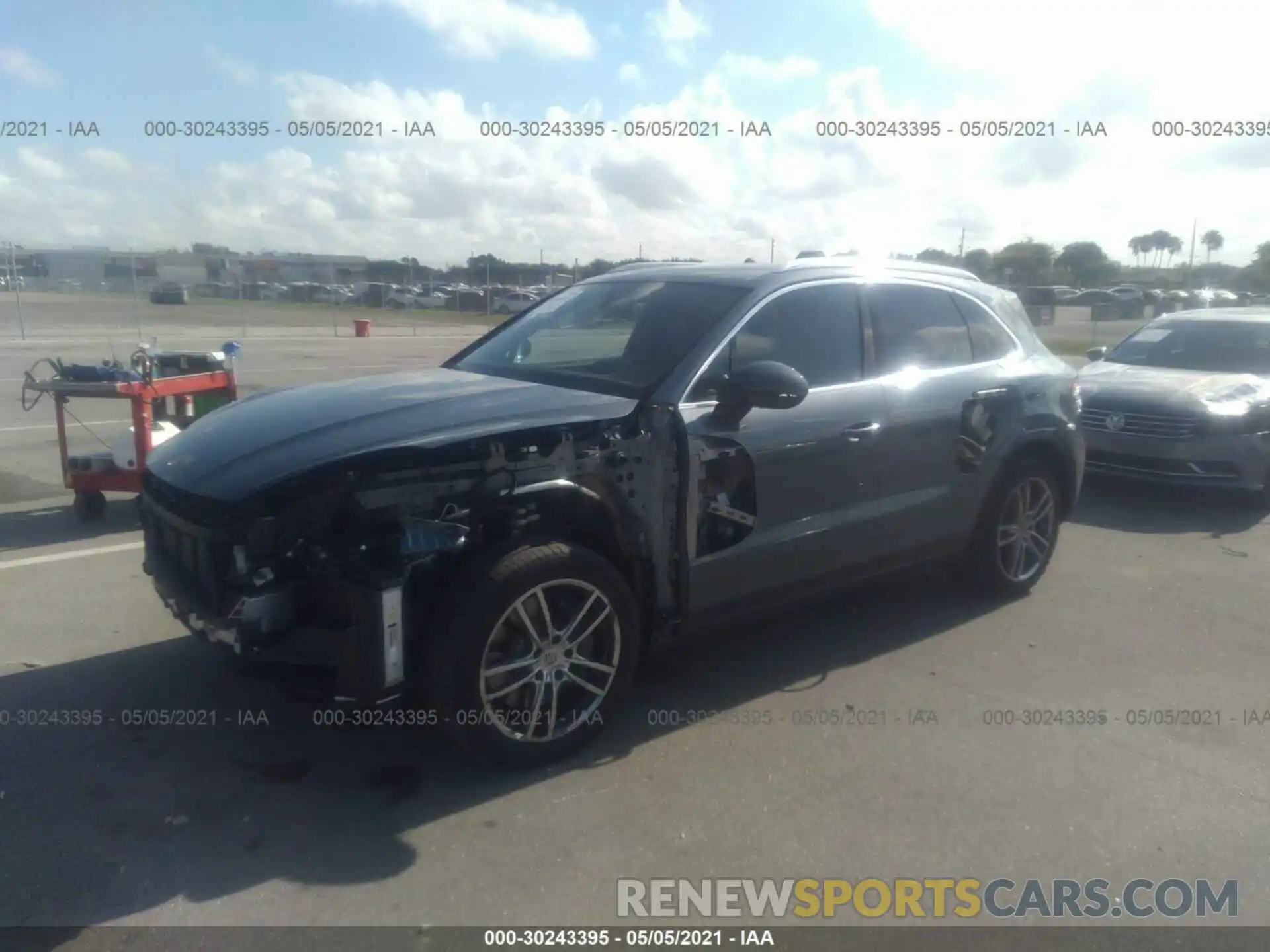 2 Photograph of a damaged car WP1AB2AY8KDA60763 PORSCHE CAYENNE 2019