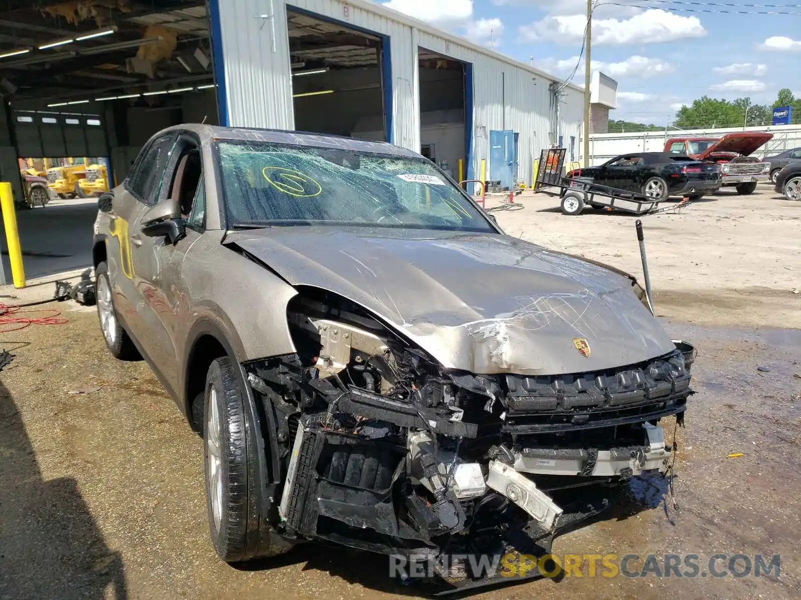 1 Photograph of a damaged car WP1AB2AY8KDA62366 PORSCHE CAYENNE 2019