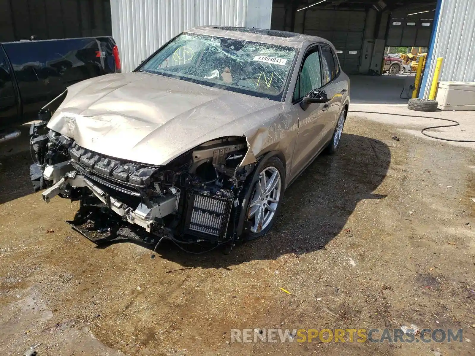 2 Photograph of a damaged car WP1AB2AY8KDA62366 PORSCHE CAYENNE 2019