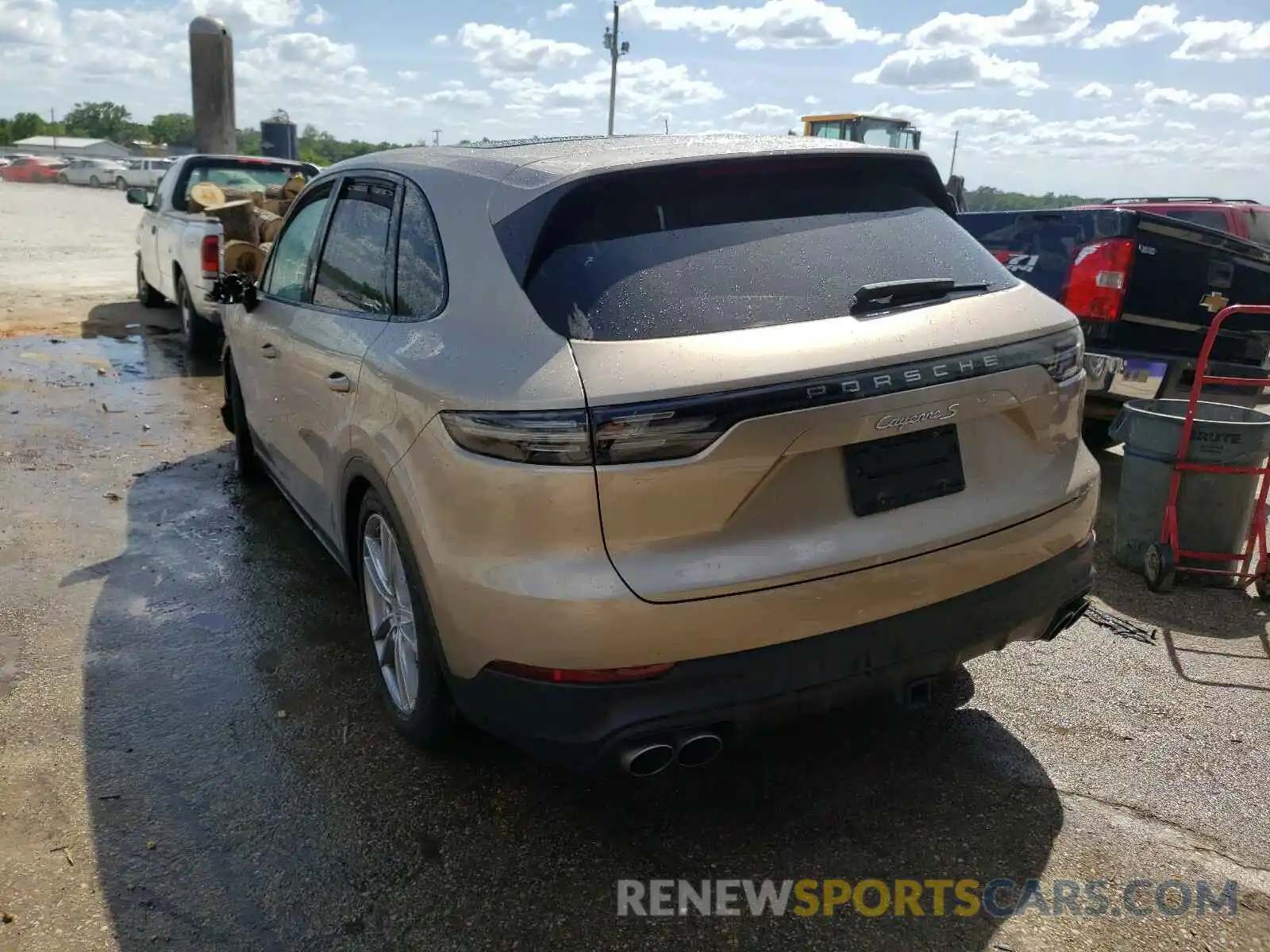 3 Photograph of a damaged car WP1AB2AY8KDA62366 PORSCHE CAYENNE 2019