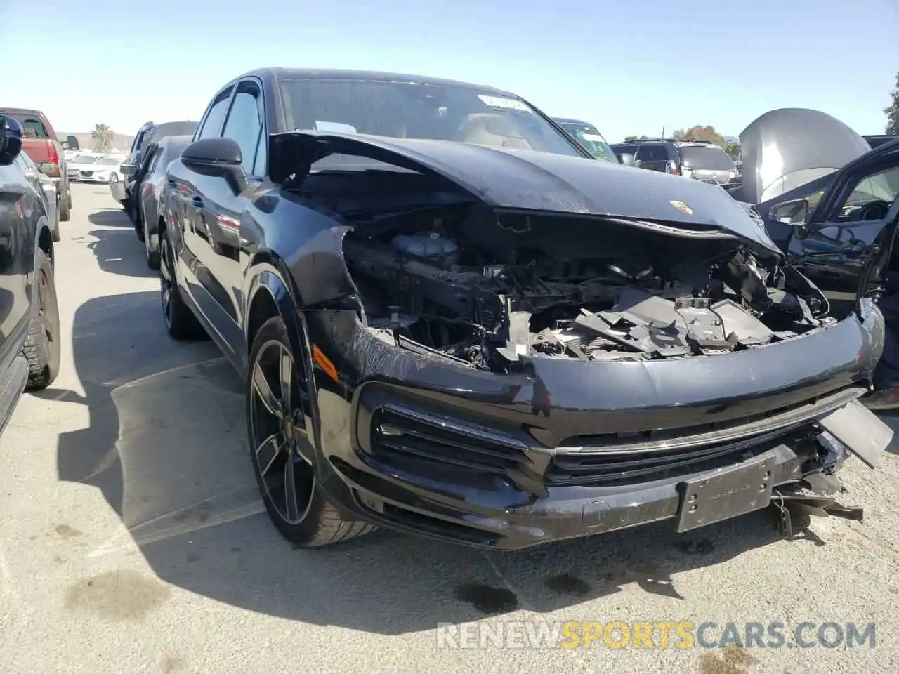 1 Photograph of a damaged car WP1AB2AY8KDA63789 PORSCHE CAYENNE 2019