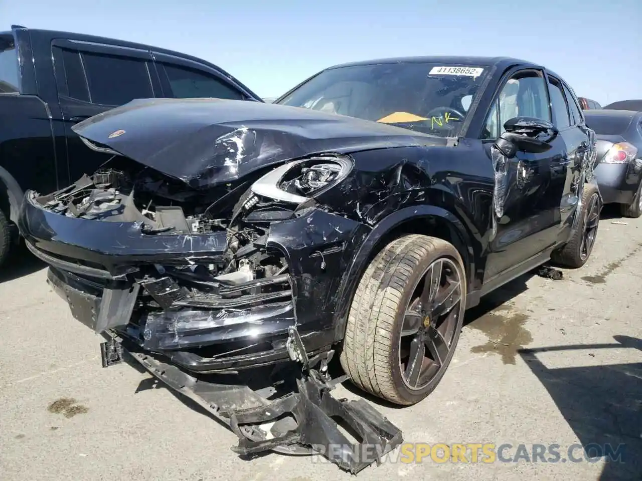 2 Photograph of a damaged car WP1AB2AY8KDA63789 PORSCHE CAYENNE 2019