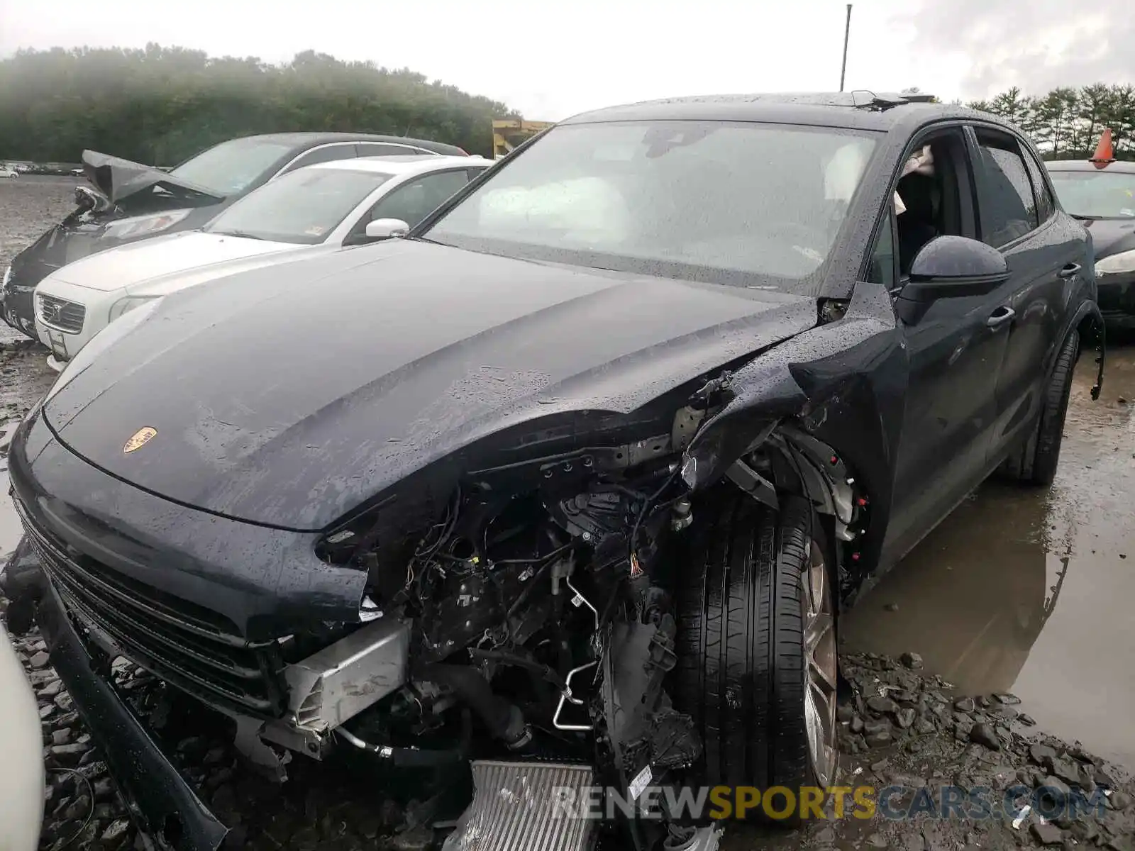 2 Photograph of a damaged car WP1AB2AY8KDA64666 PORSCHE CAYENNE 2019