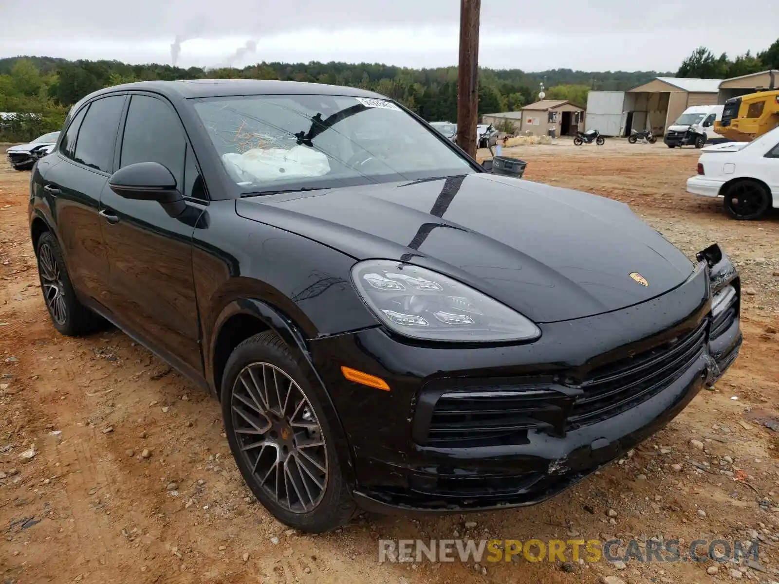 1 Photograph of a damaged car WP1AB2AY8KDA65588 PORSCHE CAYENNE 2019