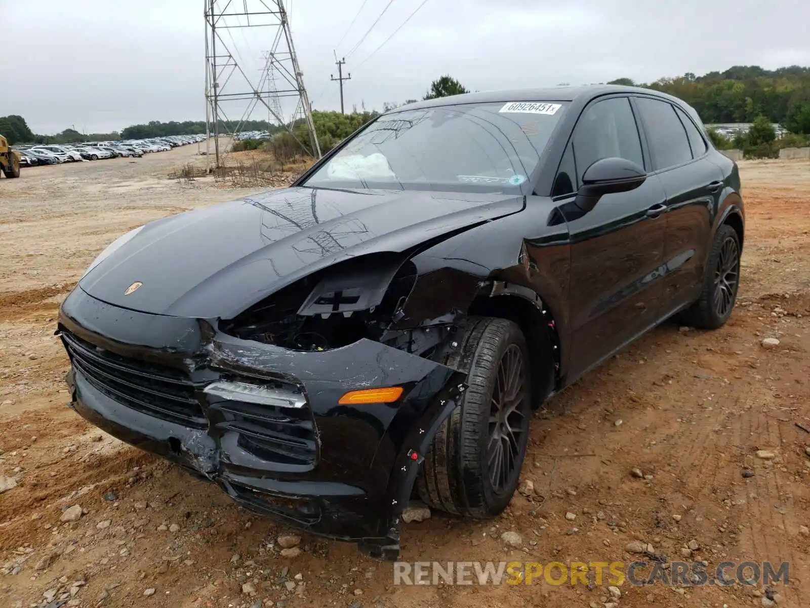 2 Фотография поврежденного автомобиля WP1AB2AY8KDA65588 PORSCHE CAYENNE 2019