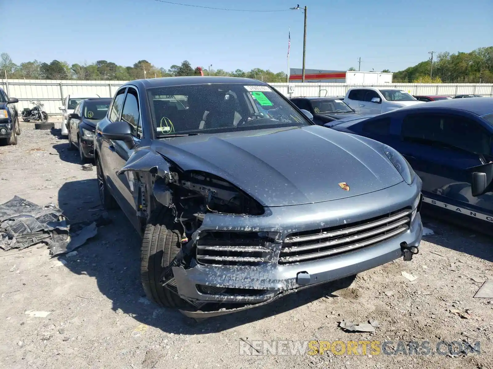 1 Photograph of a damaged car WP1AB2AY9KDA60514 PORSCHE CAYENNE 2019