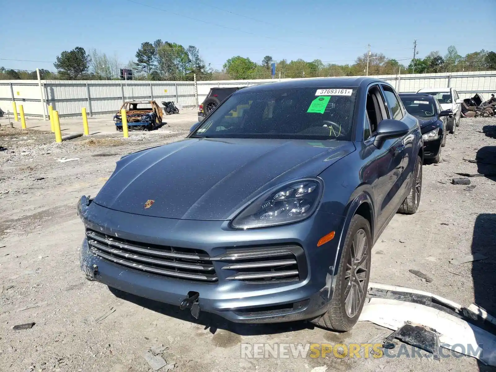 2 Photograph of a damaged car WP1AB2AY9KDA60514 PORSCHE CAYENNE 2019