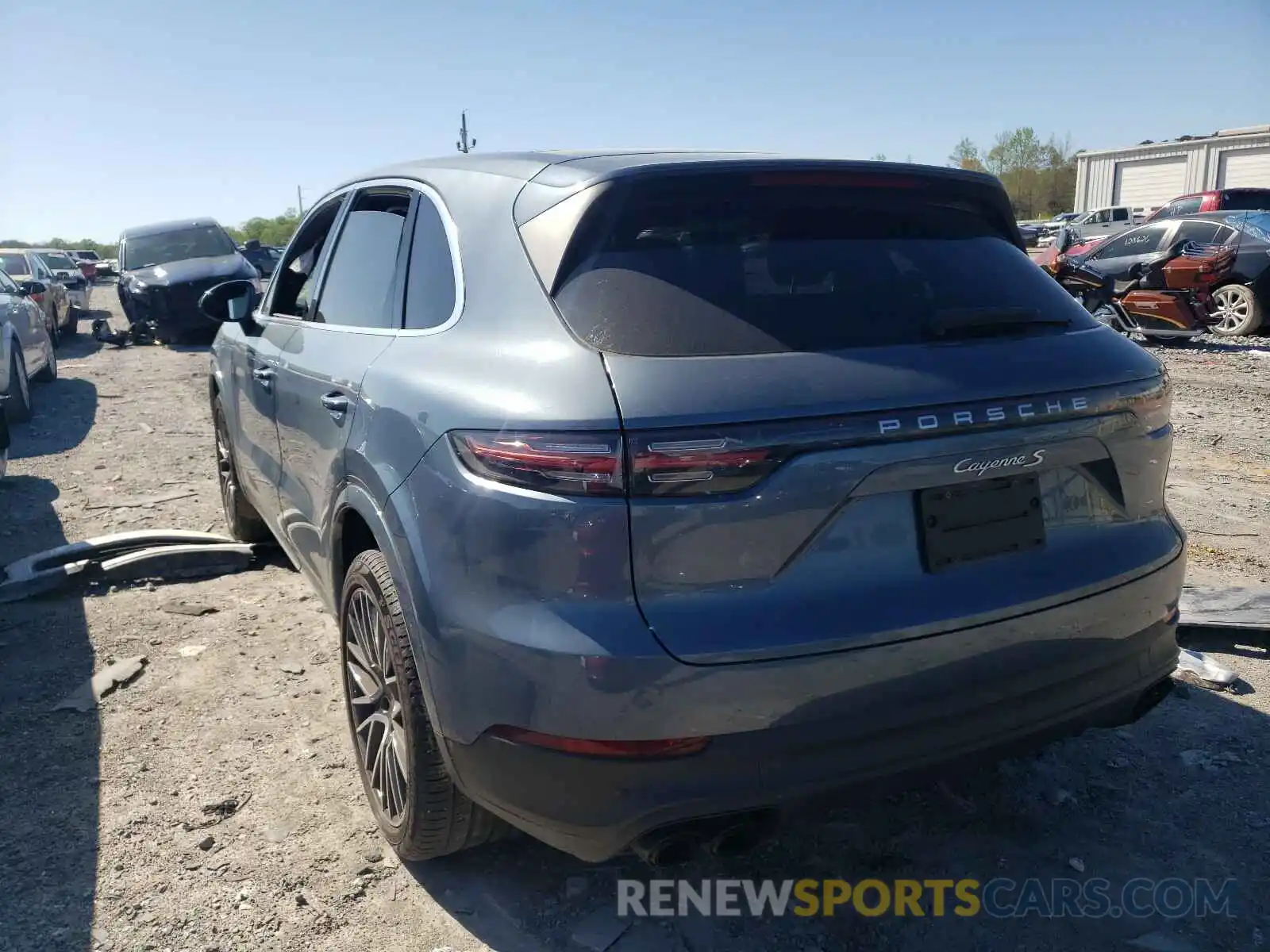 3 Photograph of a damaged car WP1AB2AY9KDA60514 PORSCHE CAYENNE 2019