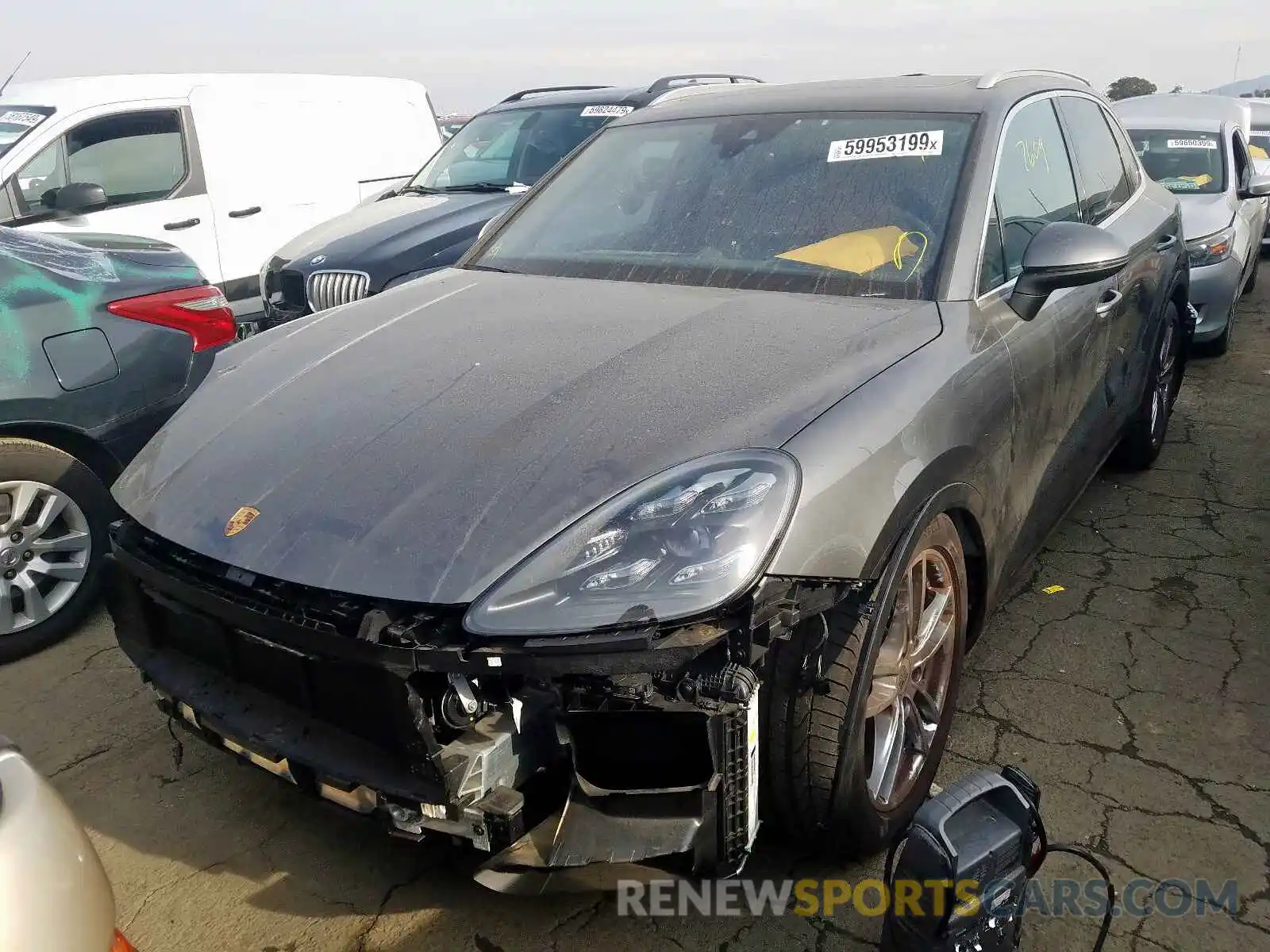 2 Photograph of a damaged car WP1AB2AY9KDA60867 PORSCHE CAYENNE 2019