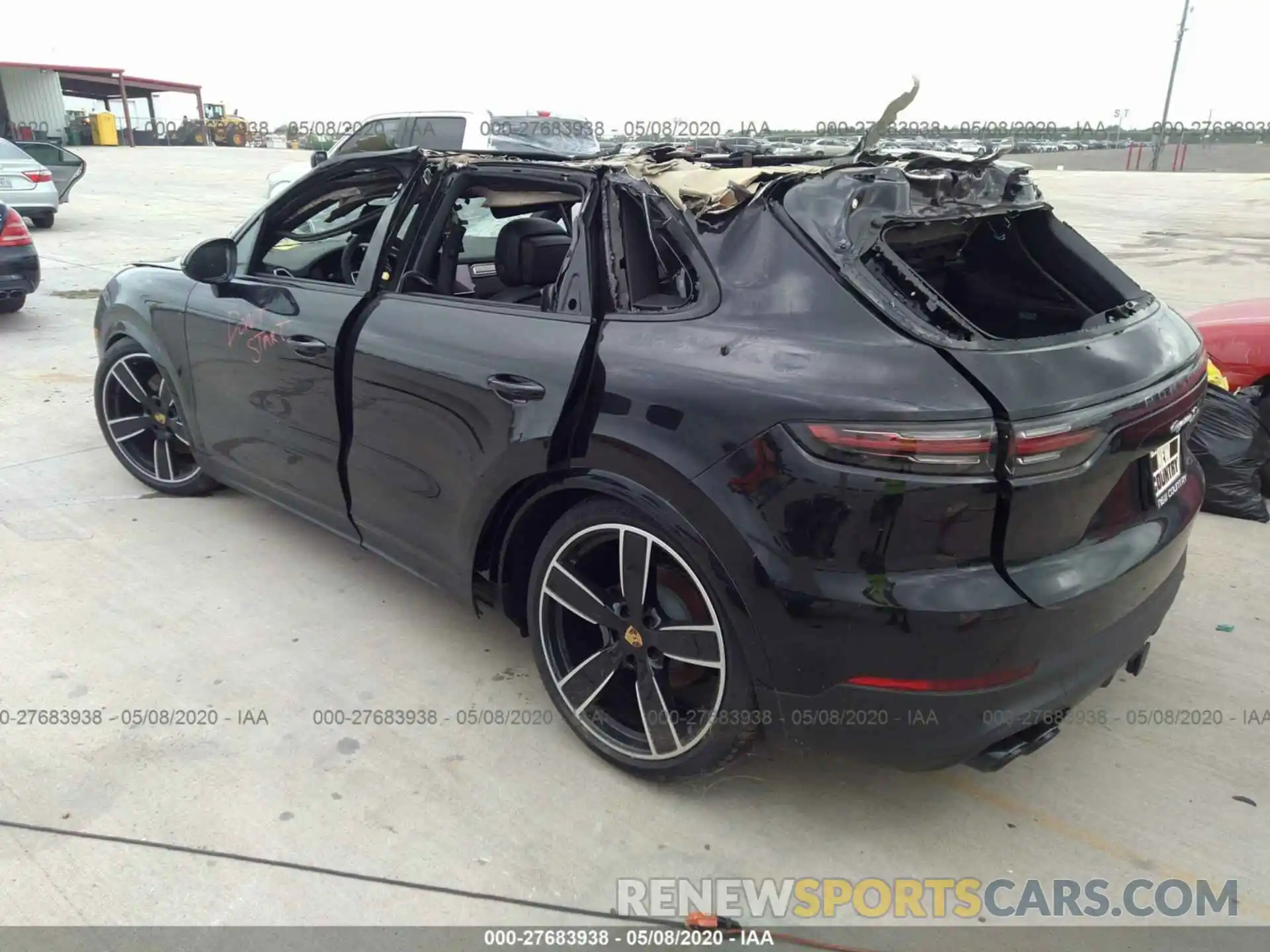 3 Photograph of a damaged car WP1AB2AY9KDA61789 PORSCHE CAYENNE 2019